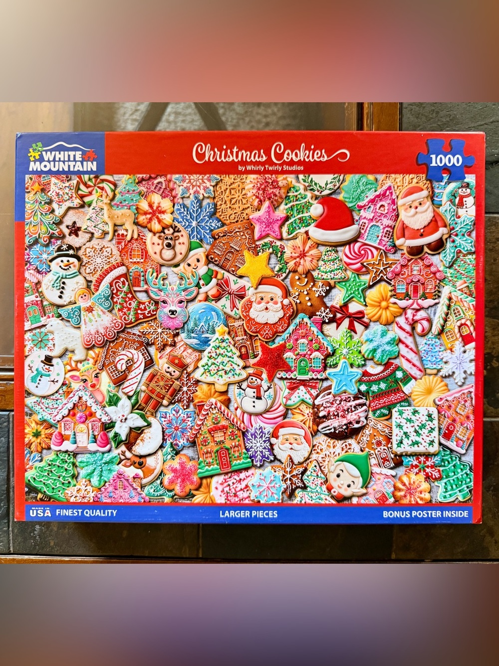 SALE! 25% off 4+ items! Christmas Cookies 1000 Piece Puzzle by White Mountain